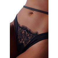 Merry See Siyah Şık Dantel Sütyen Takım